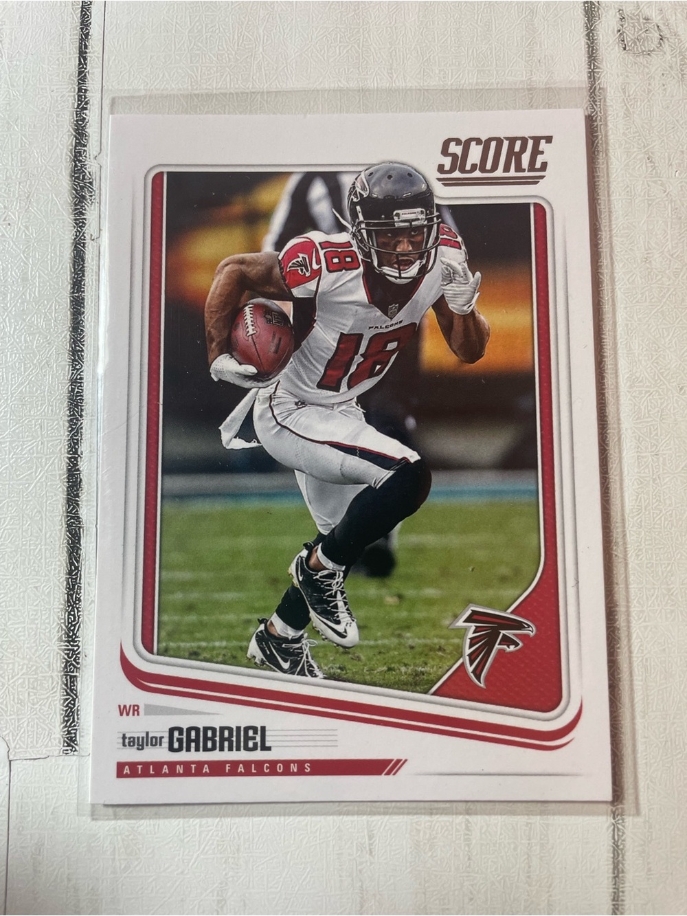 2018 Score Panini Football #19 Taylor Gabriel Falcons